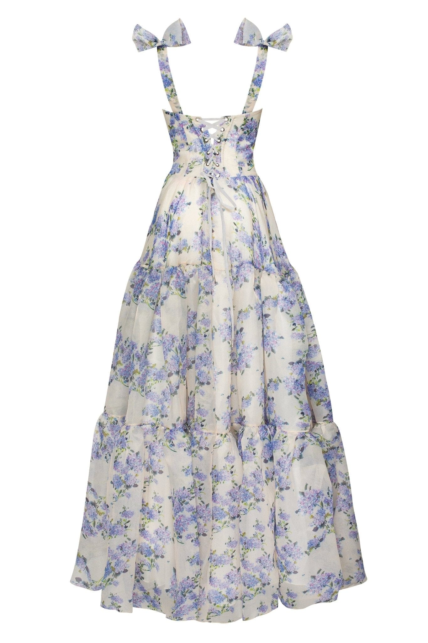 Tender Maxi Classy Dress With Delicate Floral Print