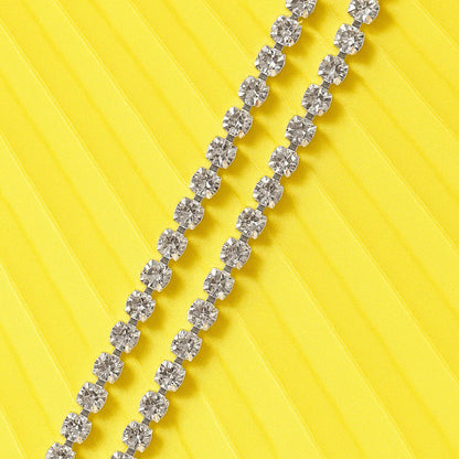 Crystal Embellished Yellow Gown